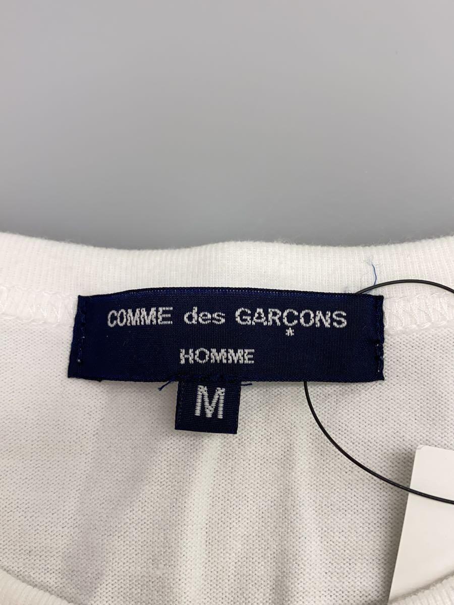 COMME des GARCONS HOMME◆ карман T/M/ хлопок  /WHT/ одноцветный  /HG-T006