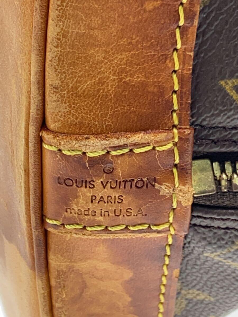 LOUIS VUITTON◆アルマ_モノグラム・キャンバス_BRW/PVC/ブラウン/M51130_画像5