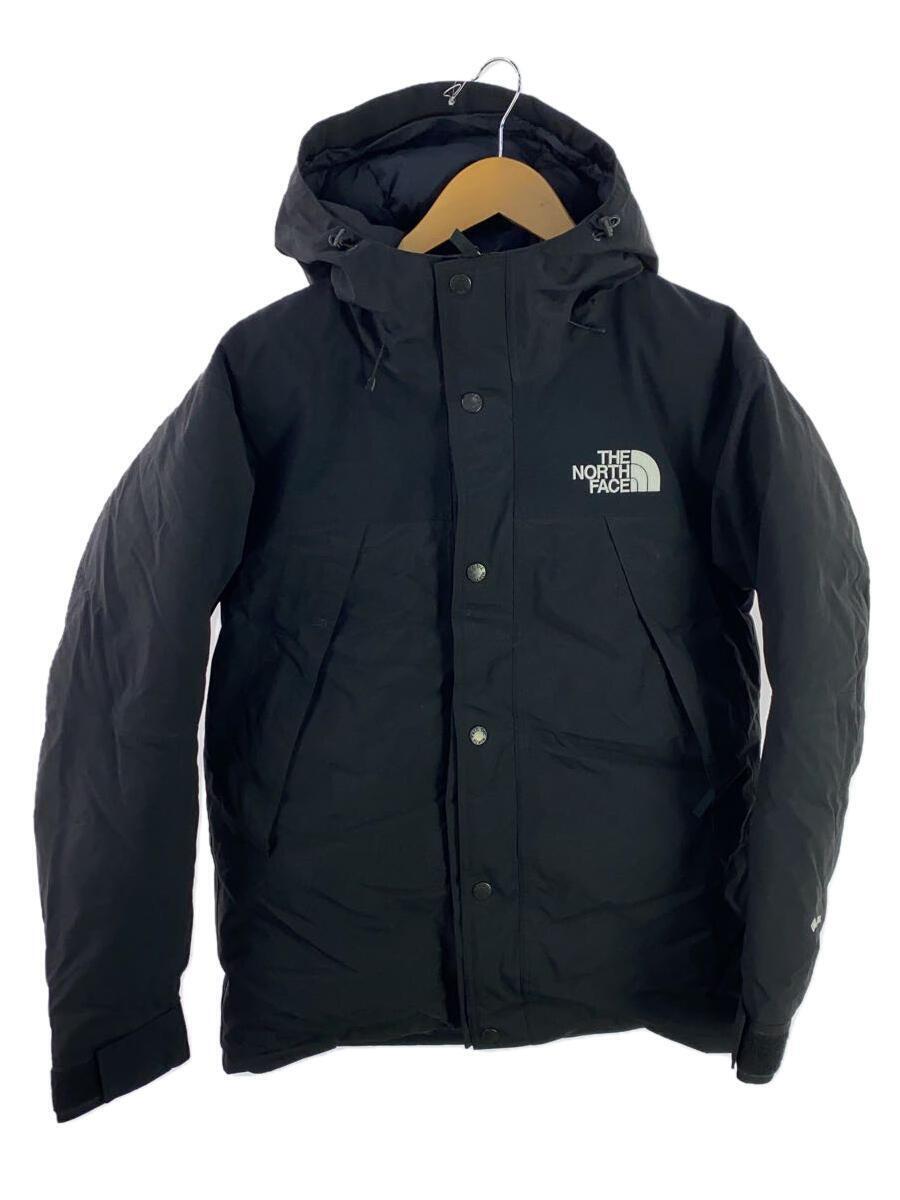 THE NORTH FACE◆MOUNTAIN DOWN JACKET_マウンテンダウンジャケット/M/ナイロン/BLK_画像1