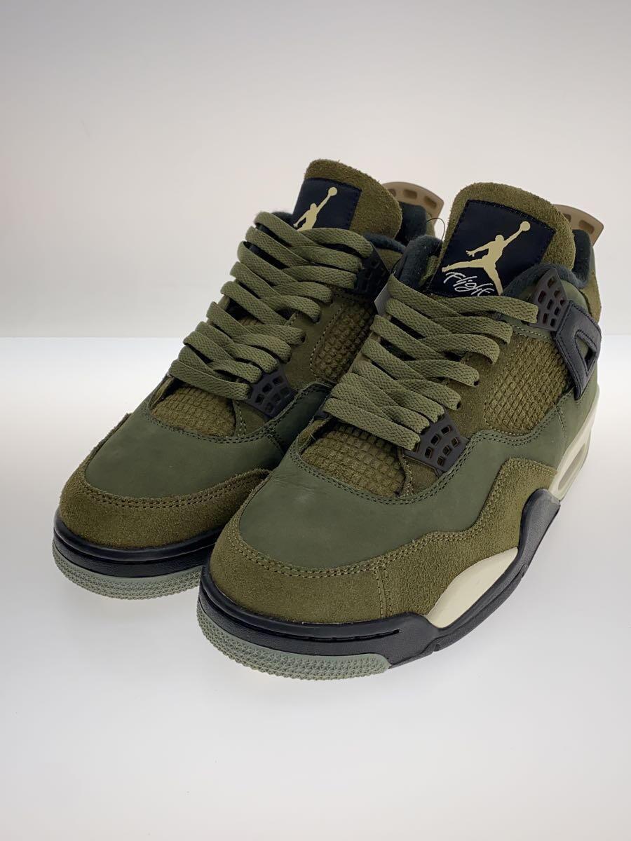 NIKE◆AIR JORDAN 4 RETRO_エアジョーダン 4 レトロ/27.5cm/KHK_画像2