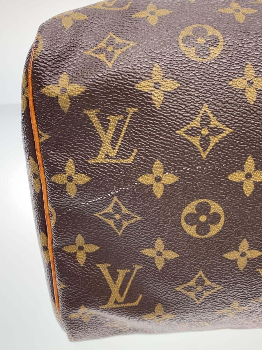 LOUIS VUITTON◆1)スピーディ30_モノグラム・キャンバス_BRW/PVC/BRW_画像7