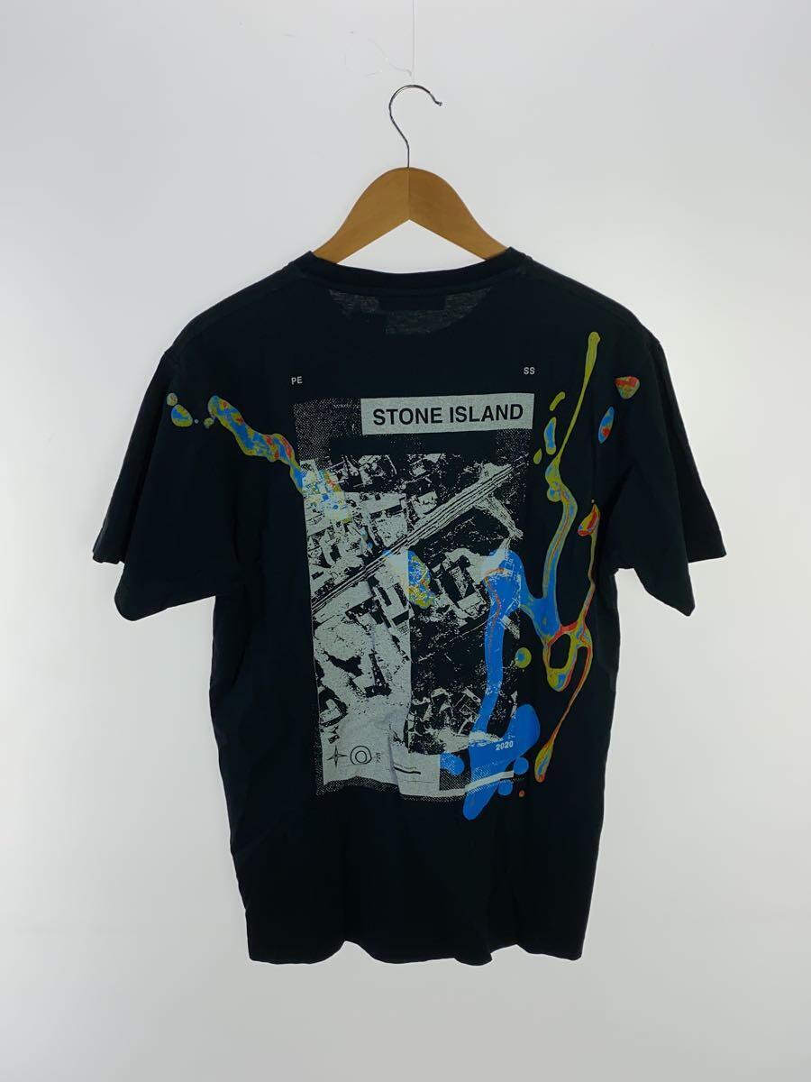 STONE ISLAND◆Tシャツ/L/コットン/BLK/72152NS81_画像2