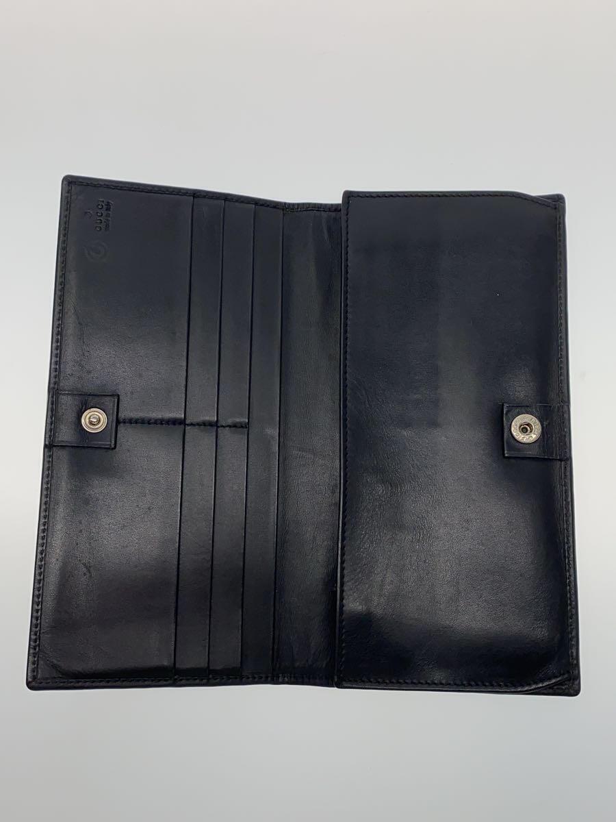 GUCCI◆グッチ/PURSE BIFOLD LONG WALLET/長財布/レザー/BLK/75706・0416_画像4