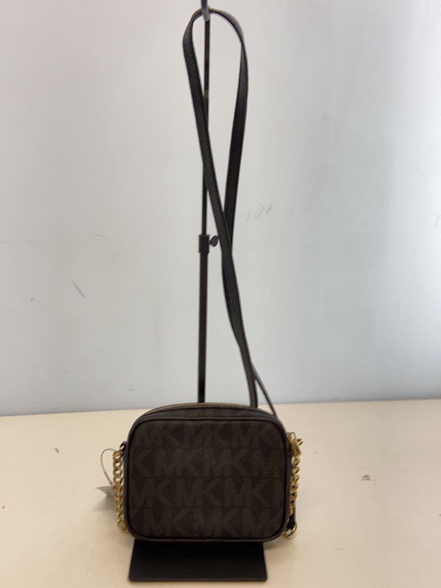 MICHAEL KORS◆ショルダーバッグ/PVC/BLK/総柄/AQ-1208_画像3