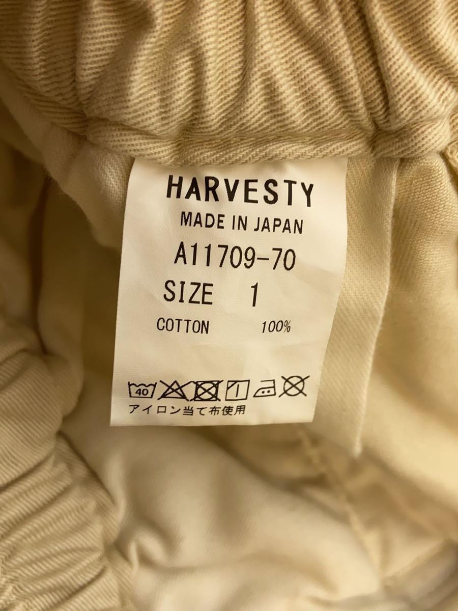 HARVESTY◆ボトム/1/コットン/CRM/A11709-70/サーカスパンツ_画像5