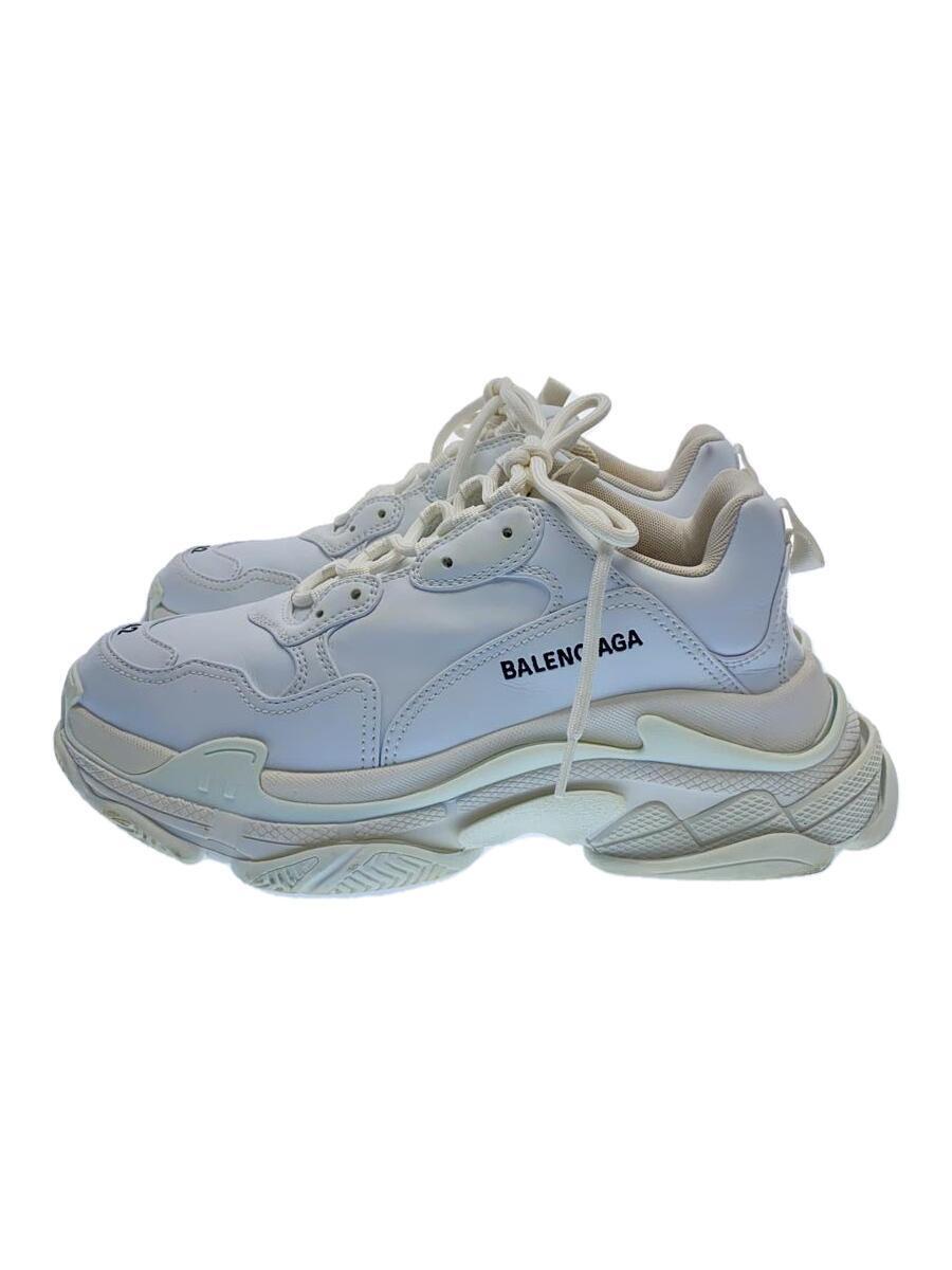 BALENCIAGA◆TRIPLE S トリプルエス/ローカットスニーカー/42/WHT/536737_画像1