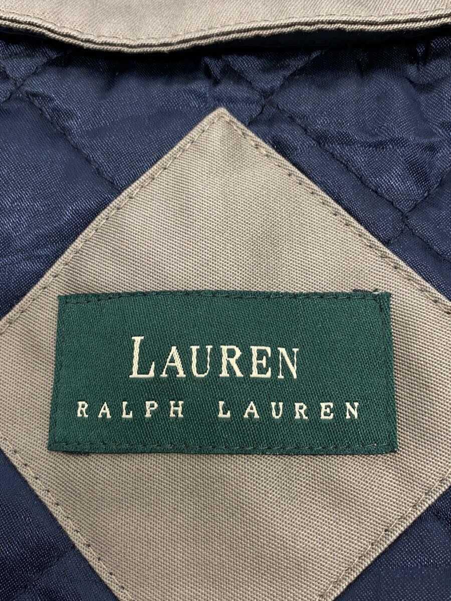 RALPH LAUREN◆トレンチコート/-/コットン/KHK/カーキ/ライナー/無地_画像3