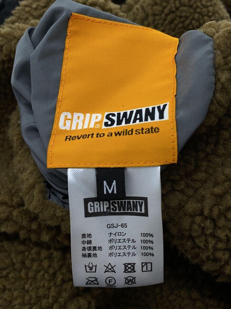 GRIP SWANY◆キルティングジャケット/M/ナイロン/BLK/GSJ-65/REVERSIBLE QUILT JKT_画像3