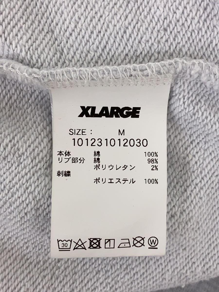 X-LARGE◆パーカー/M/コットン/GRY/無地/101231012030_画像4
