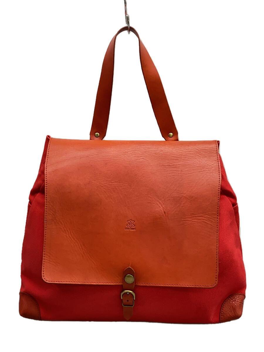 leder makes/リュック/レザー/RED/OB-003/Rucksack & Shoulder Bag_画像1