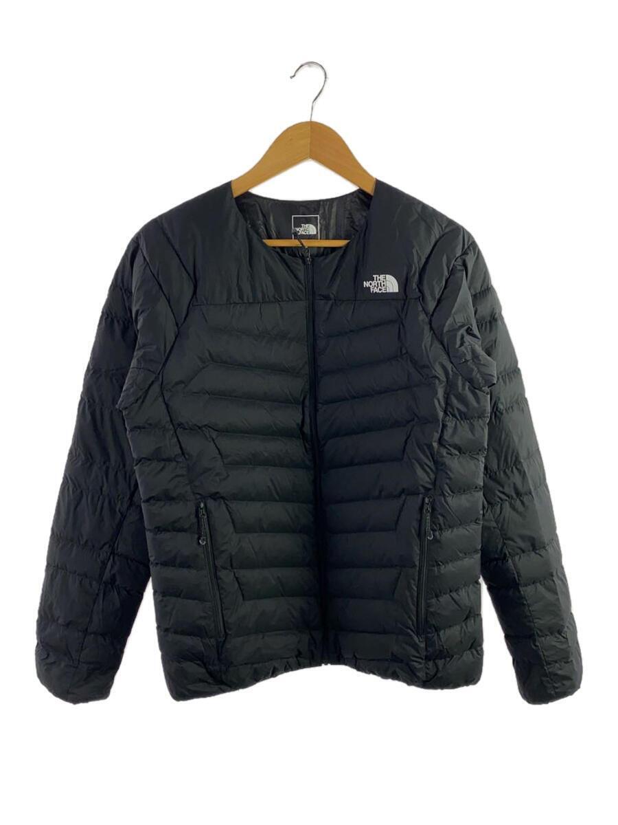 THE NORTH FACE◆THUNDER ROUNDNECK JACKET_サンダーラウンドネックジャケット/M/ナイロン/BLK_画像1