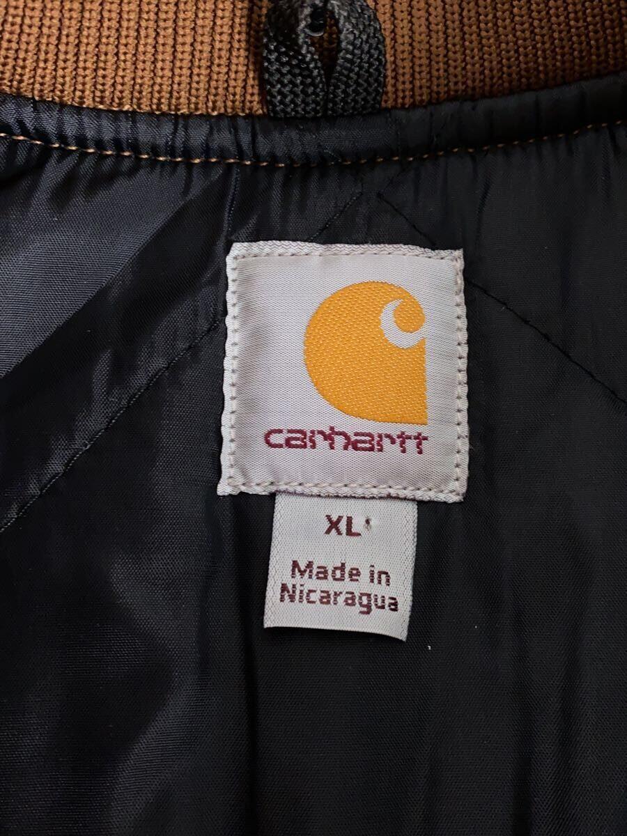 Carhartt◆ARCTIC DUCK VEST/ベスト/XL/コットン/キャメル/V01-BRN_画像3