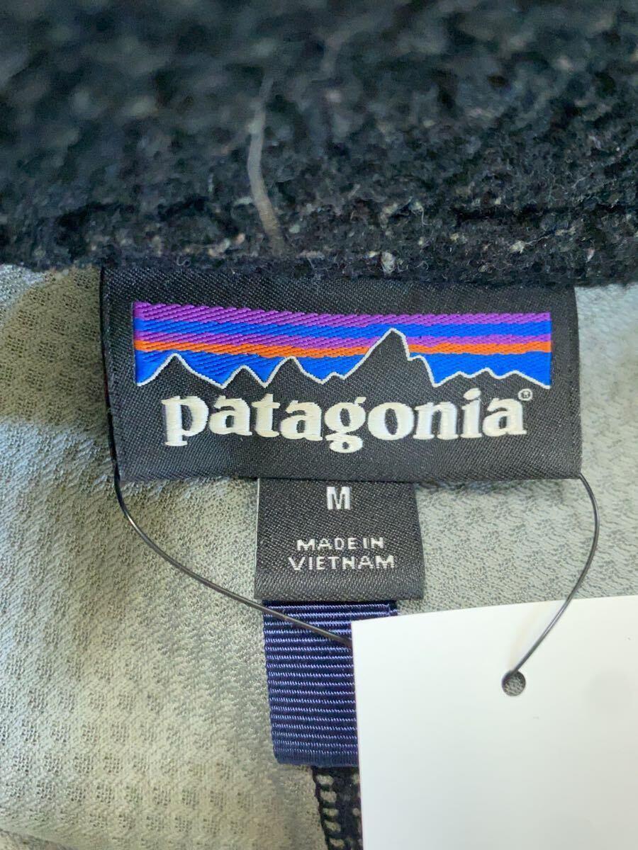 patagonia◆フリースジャケット/M/ポリエステル/BLK/無地/STY23056FA16_画像3