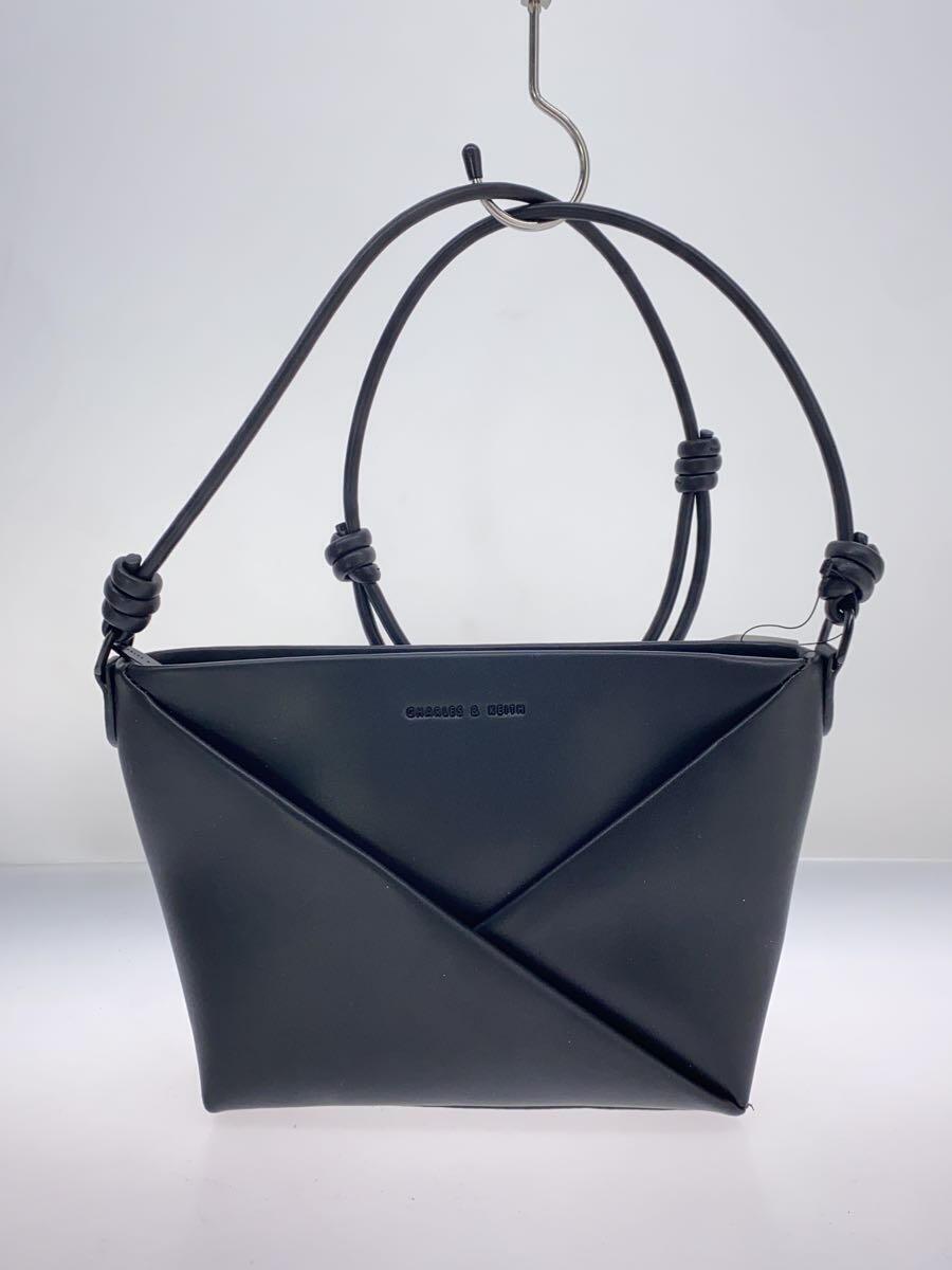 CHARLES&KEITH◆ショルダーバッグ/-/BLK_画像1