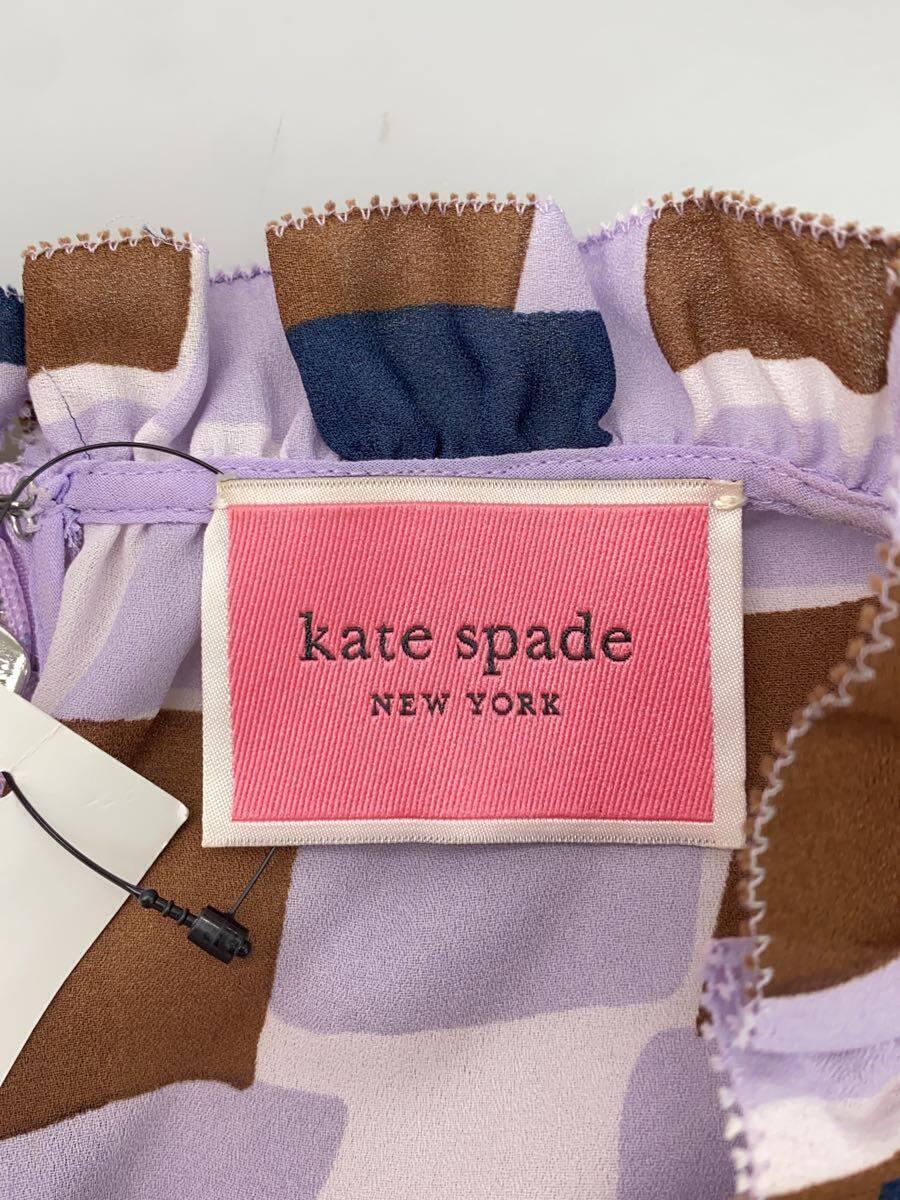 kate spade new york◆長袖ワンピース/2/ポリエステル/PUP_画像3