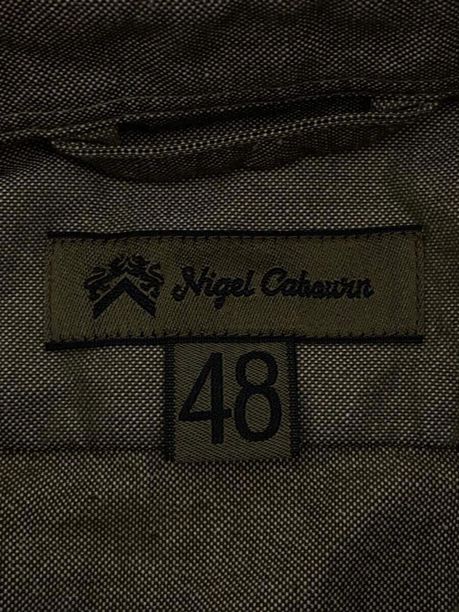 Nigel Cabourn◆長袖シャツ/48/コットン/KHK/8042-00-10008_画像3