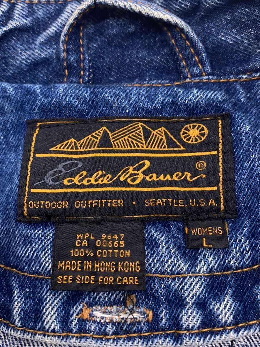 EDDIE BAUER◆エディーバウアー/カバーオール/L/コットン/IDG_画像3