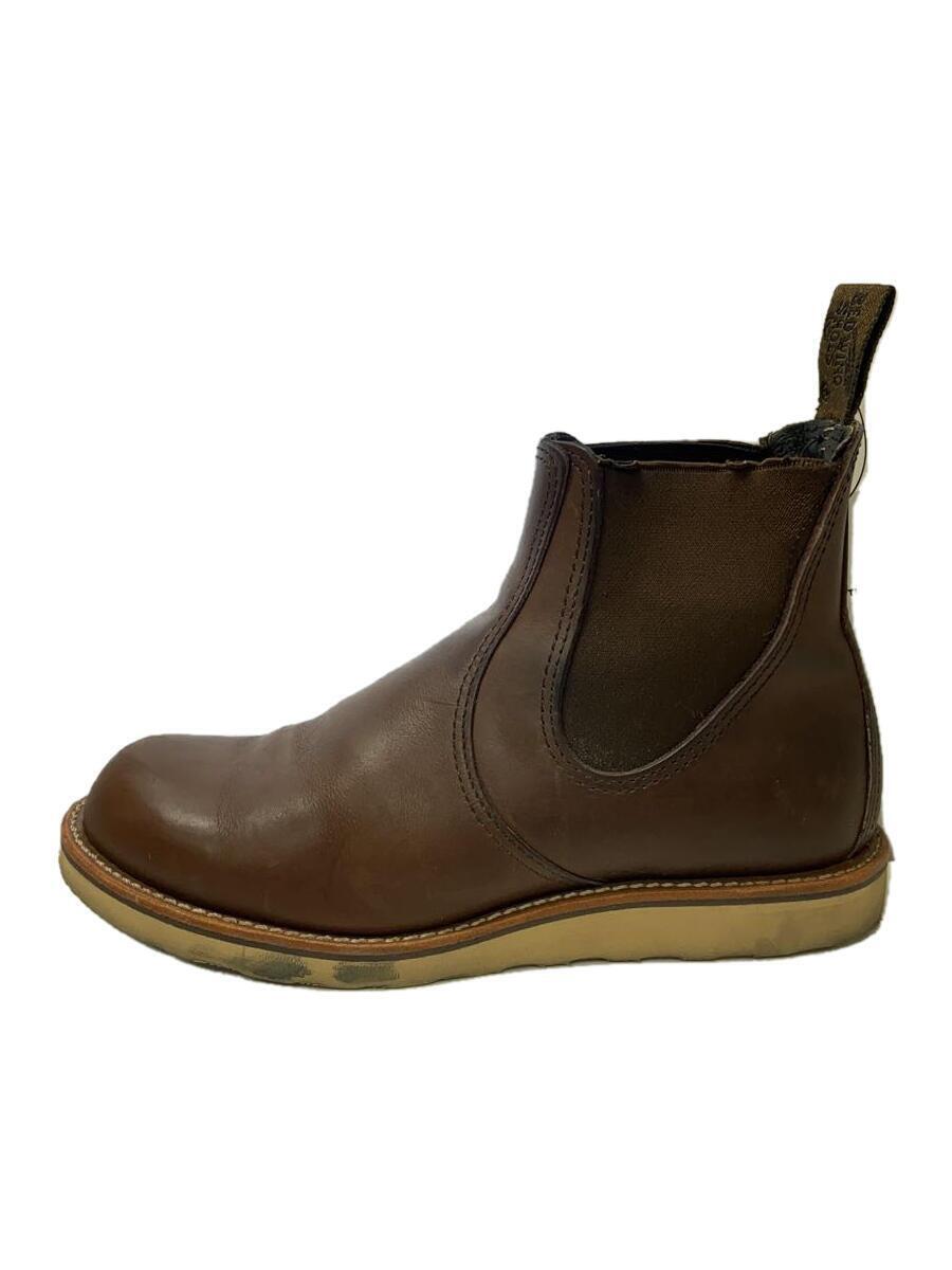 RED WING◆CLASSIC CHELSEA/サイドゴアブーツ/US8/BRW/レザー/3190_画像1