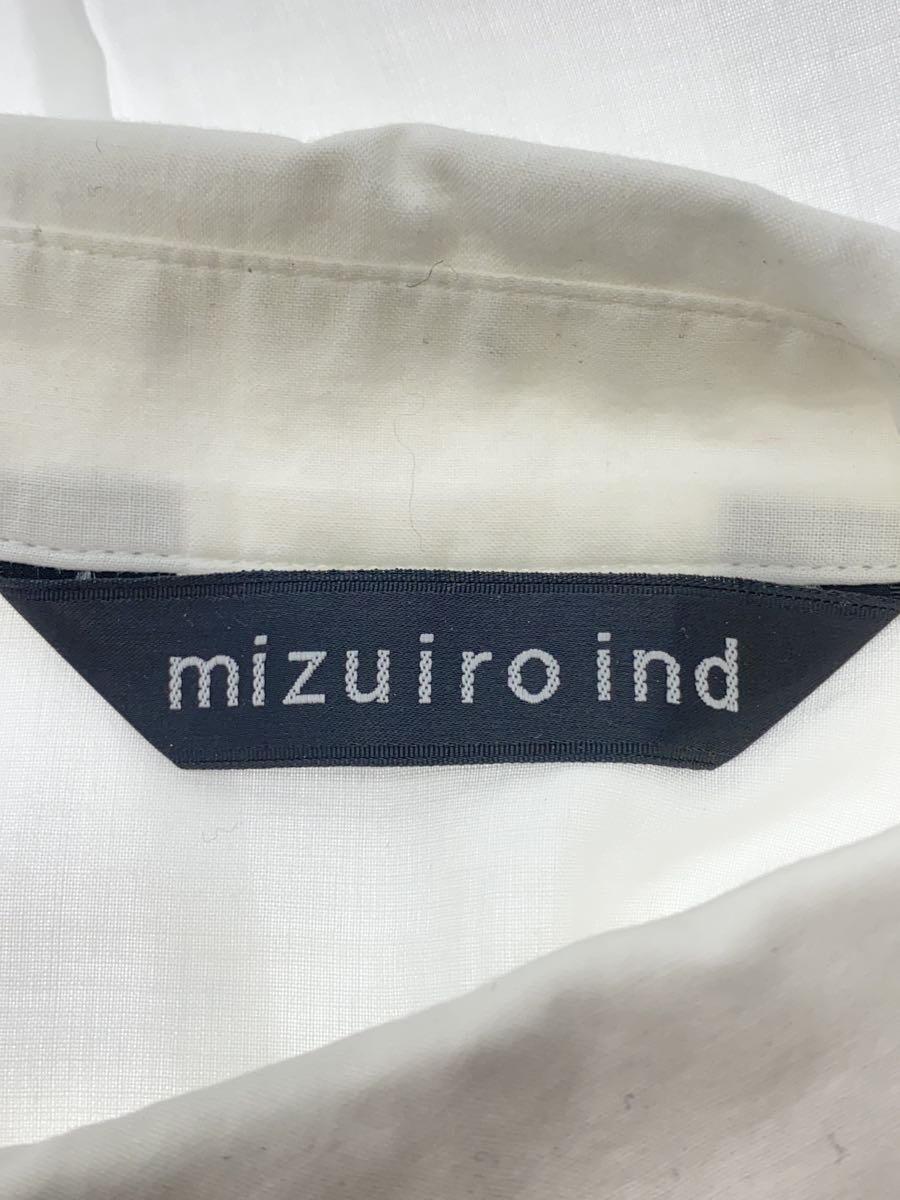 mizuiro ind◆シャツ/-/コットン/WHT/無地_画像3