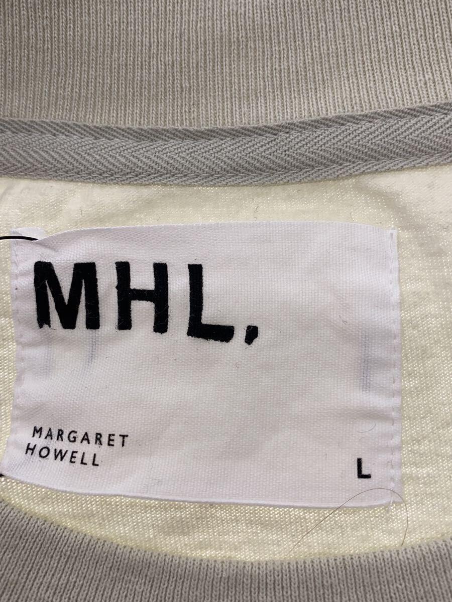 MHL.◆Tシャツ/L/コットン/BEG_画像3