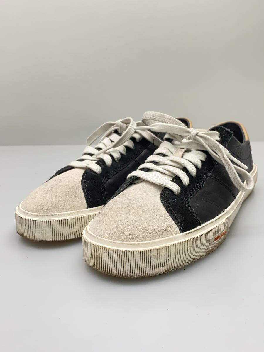 DIESEL◆ローカットスニーカー/US8.5/BLK/レザー_画像2