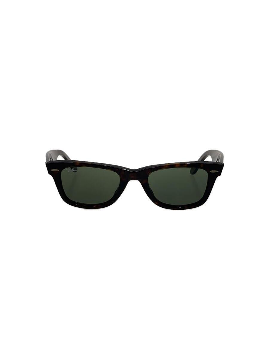 Ray-Ban◆WAYFARER/ウェイファーラー/サングラス/ウェリントン/プラスチック/BRW/メンズ/RB 2140-A_画像1