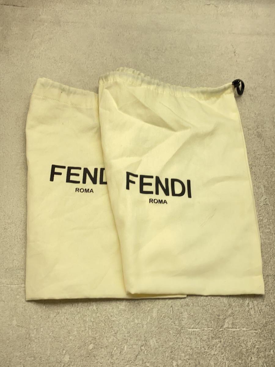 FENDI◆ブーツ/39/BLK/レザー_画像6