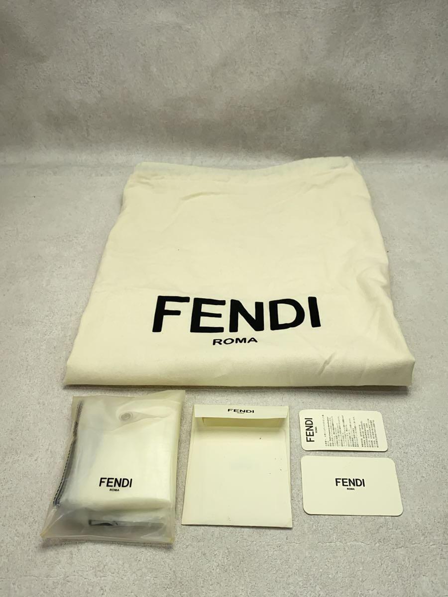 FENDI◆ピーカブー エックスライト/トートバッグ/レザー/BEG/8BN304_画像7