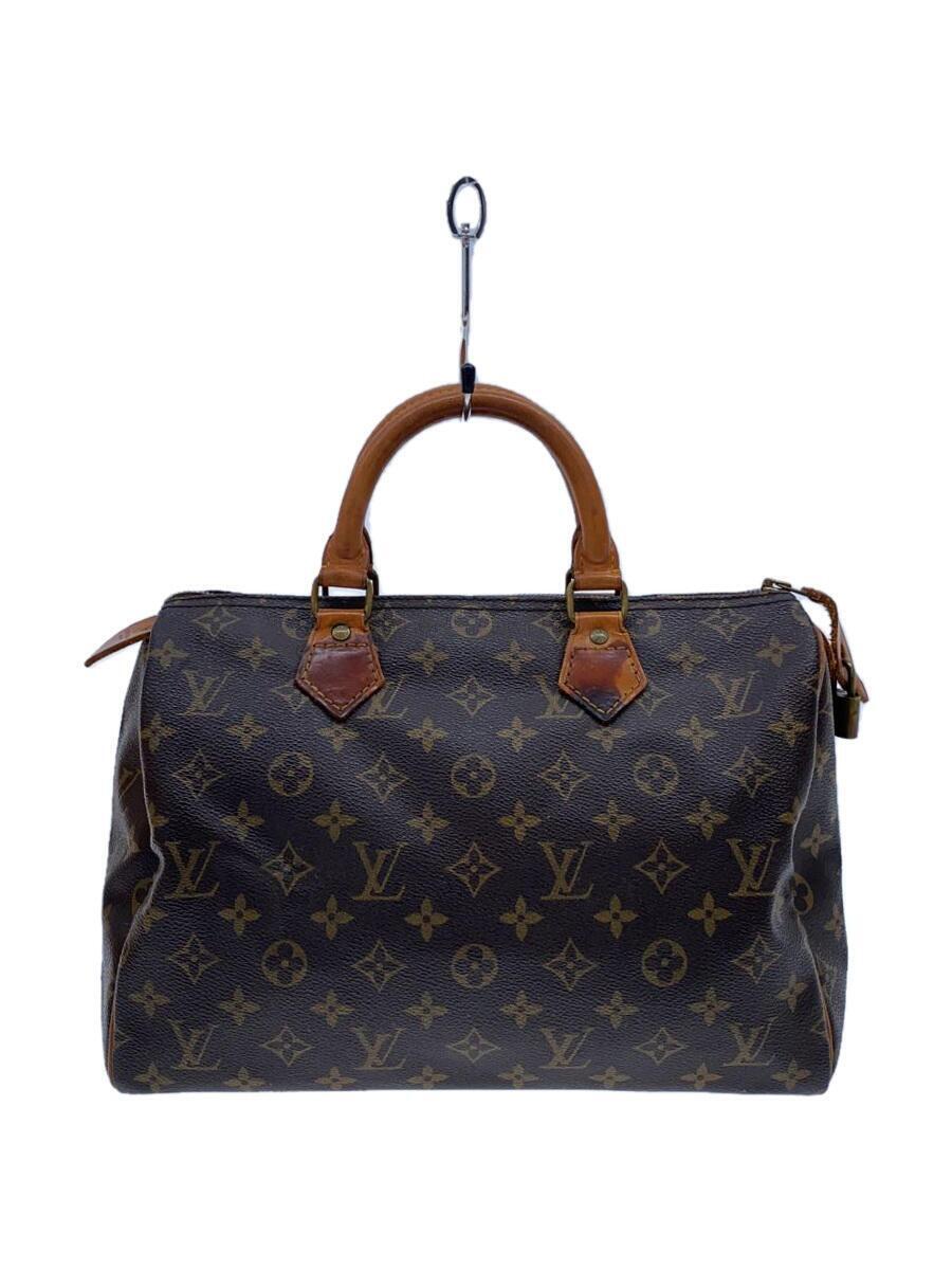 LOUIS VUITTON◆1)スピーディ30_モノグラム・キャンバス_BRW/PVC/BRW/モノグラム_画像1