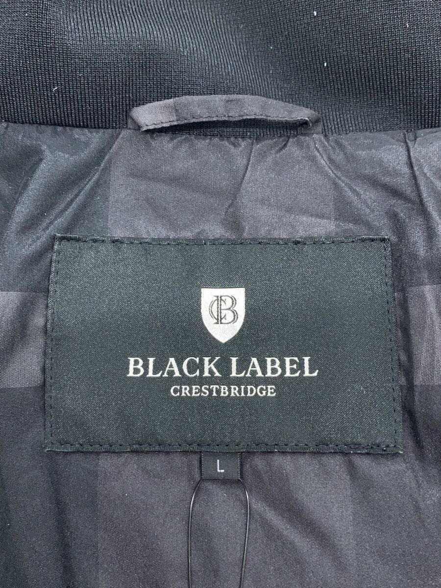 BLACK LABEL CRESTBRIDGE◆ダウンジャケット/L/ポリエステル/BLK/無地/51F03-102-09_画像3