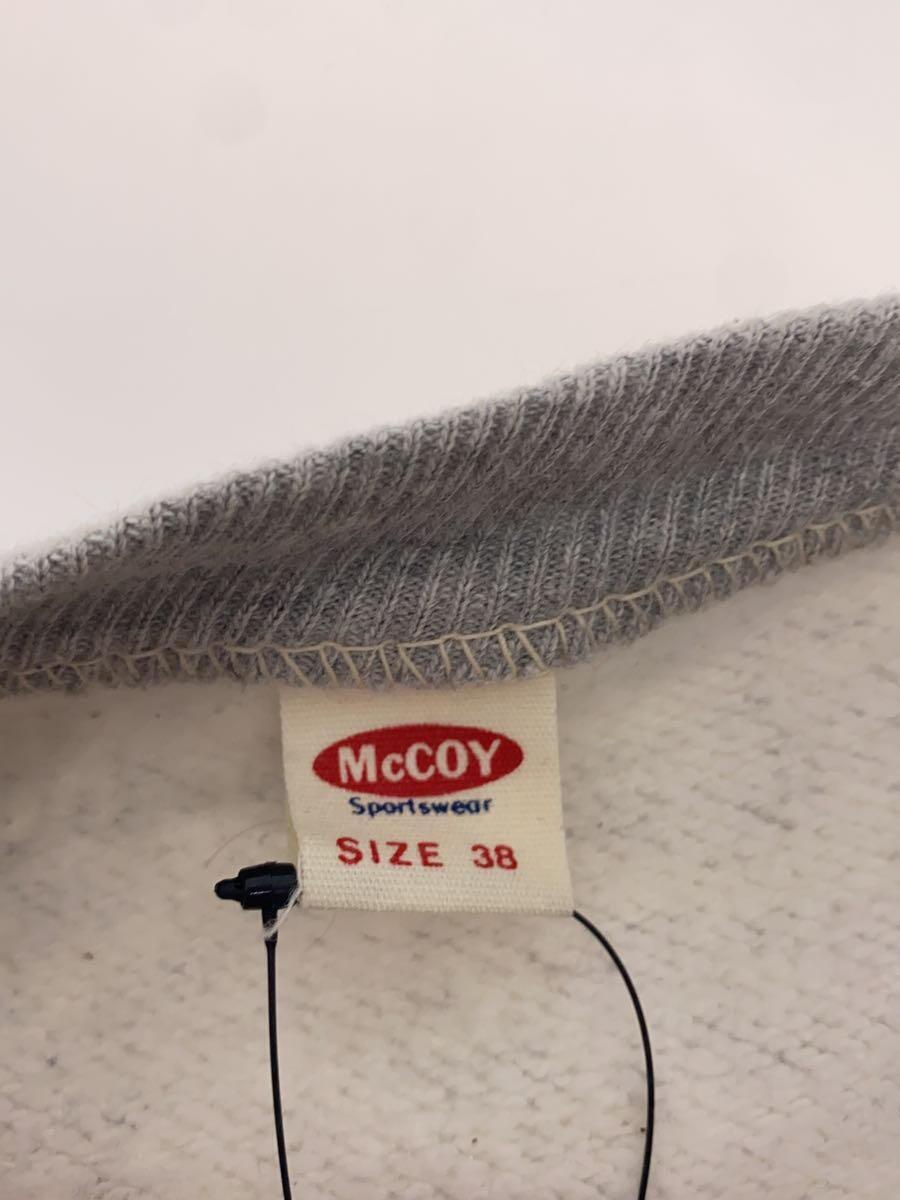 McCOY◆スウェット/38/コットン/GRY_画像3