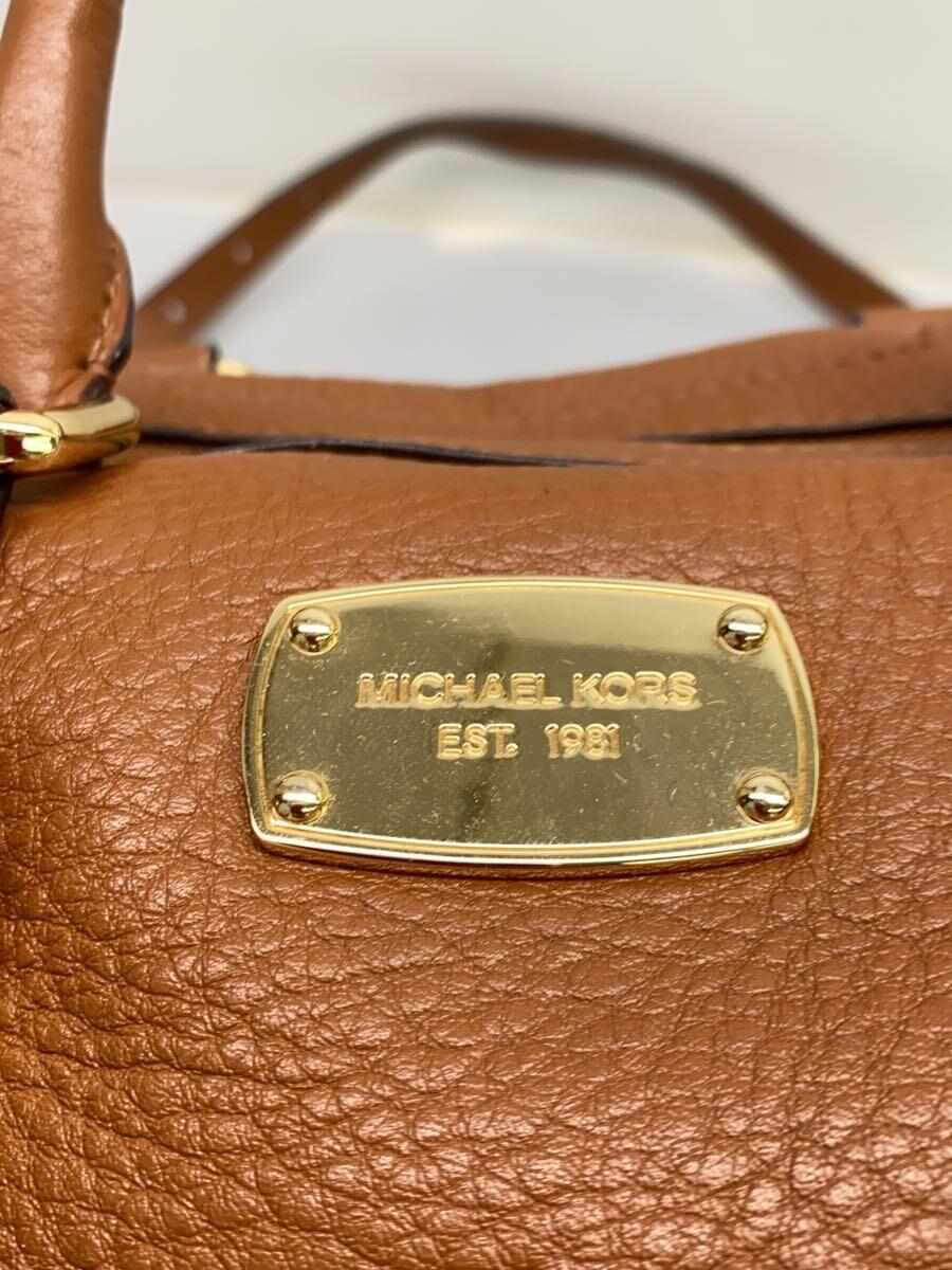 MICHAEL KORS◆ショルダーバッグ/フェイクレザー/BRW/35H2GBFS2L_画像5