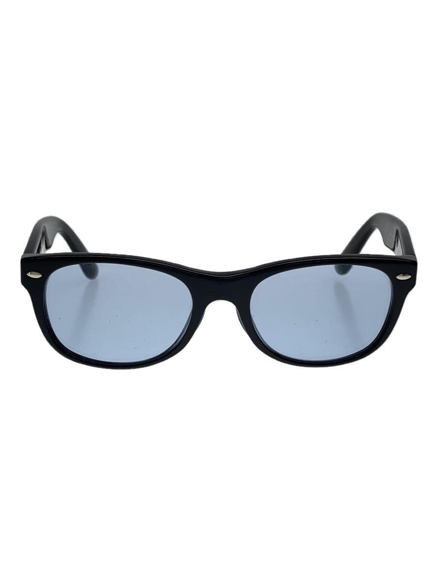 Ray-Ban◆ニューウェイファーラー/サングラス/ウェリントン/プラスチック/BLK/BLU/メンズ/RB5184F//_画像1