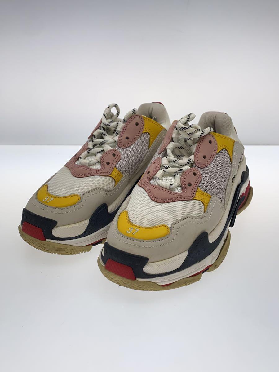 BALENCIAGA◆ローカットスニーカー/24.5cm/ホワイト/TRIPLE S/バレンシアガ_画像2