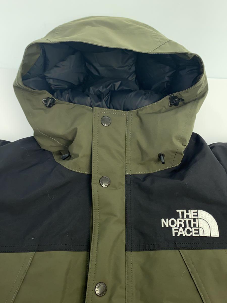 THE NORTH FACE◆MOUNTAIN DOWN JACKET_マウンテンダウンジャケット/S/ナイロン/カーキ/無地_画像6