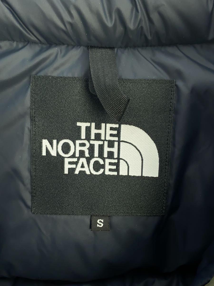 THE NORTH FACE◆MOUNTAIN DOWN JACKET_マウンテンダウンジャケット/S/ナイロン/カーキ/無地_画像3