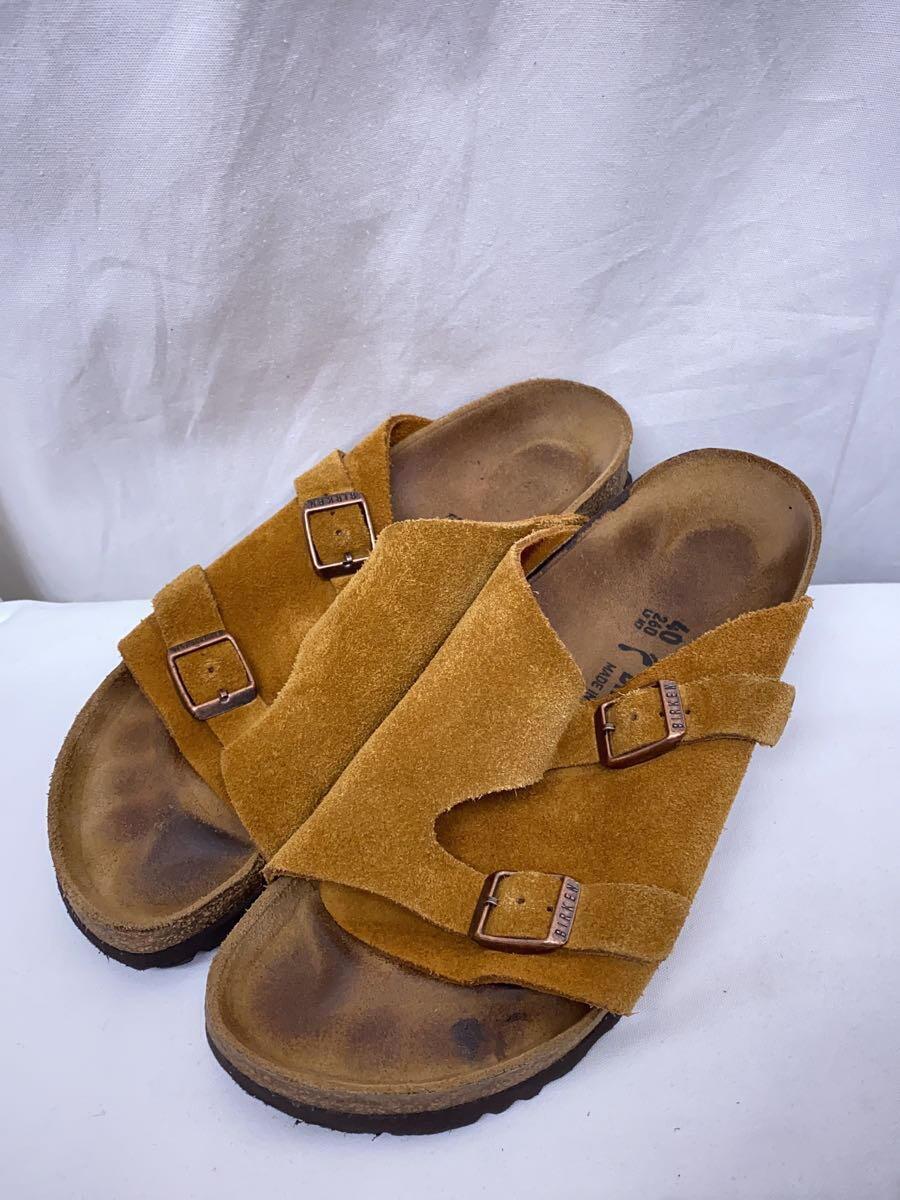 BIRKENSTOCK◆BIRKENSTOCK ビルケンシュトック サンダル/26cm/CML/スウェード//_画像2