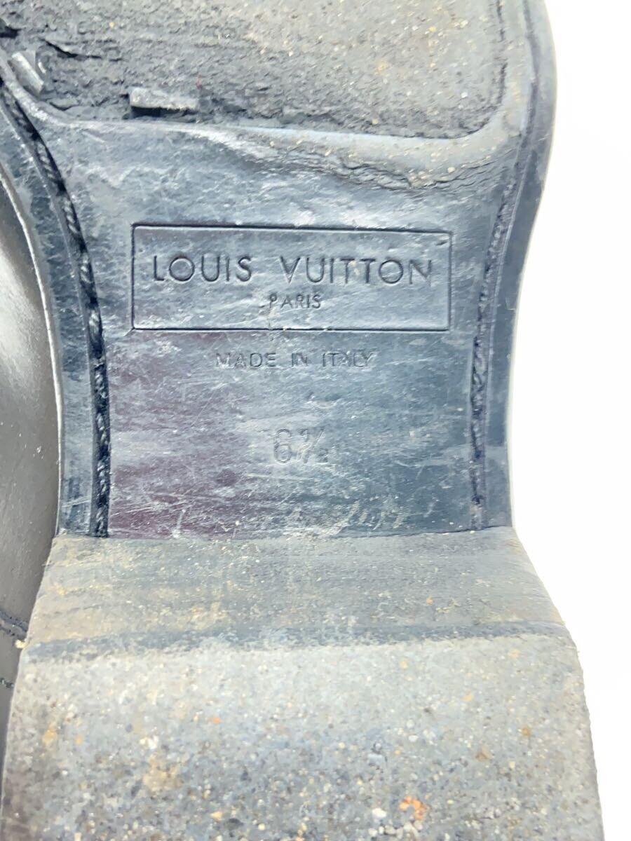 LOUIS VUITTON◆ソ-ル劣化有/チャッカブーツ/UK6.5/BLK/レザー_画像5