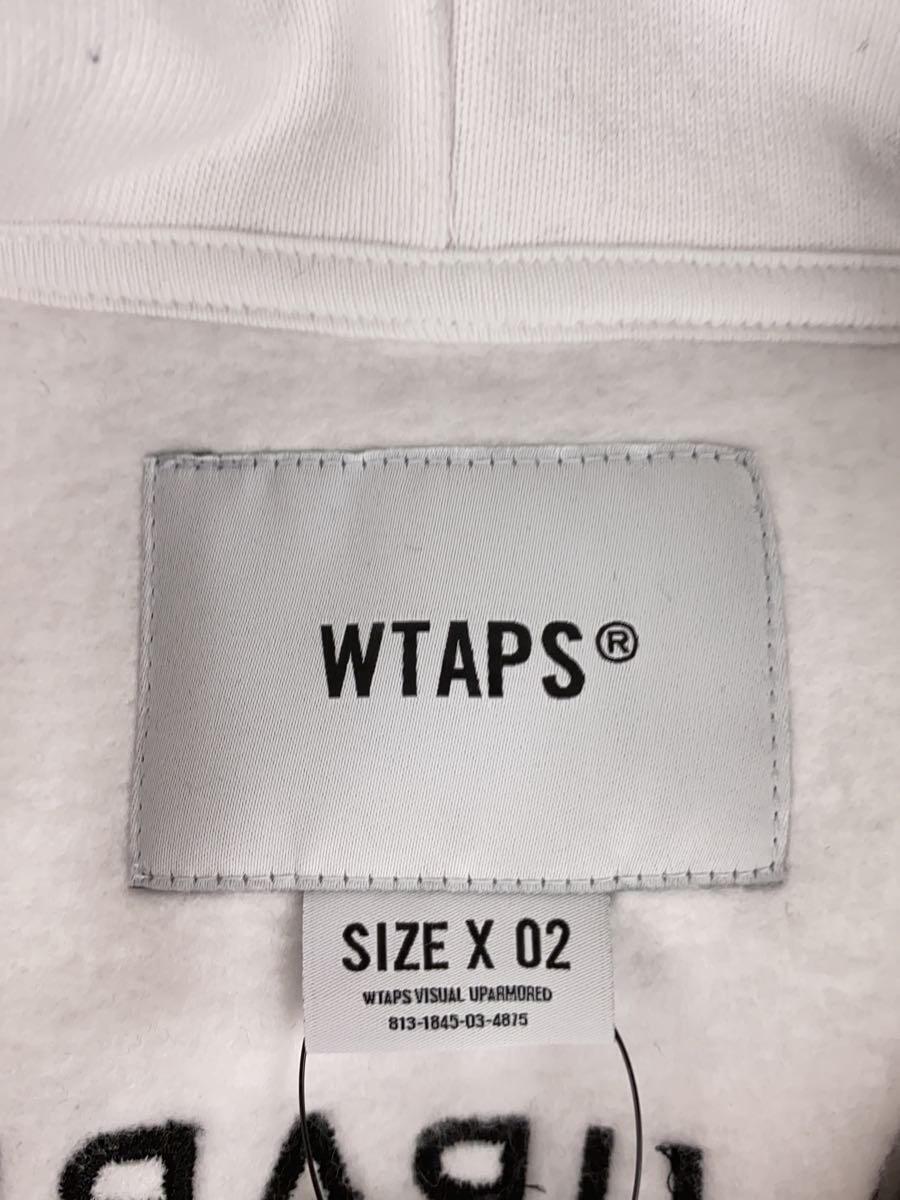 WTAPS◆23AW/HOODY/COTTON CONTAINING/パーカー/2/コットン/ホワイト/23ATDT-CSM27_画像3