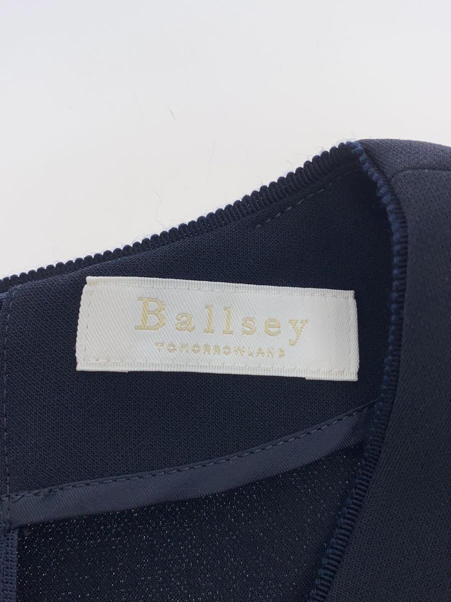 BALLSEY◆24SS/ドライダブルクロス Iラインワンピース/36/ポリエステル/NVY/11-06-41-06001_画像3