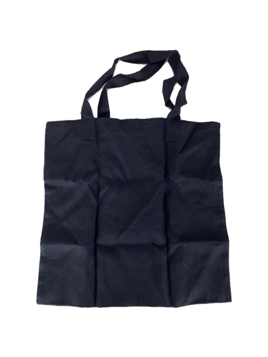 MARGARET HOWELL◆COTTON LOGO BAG/トートバッグ/コットン/ネイビー//_画像2