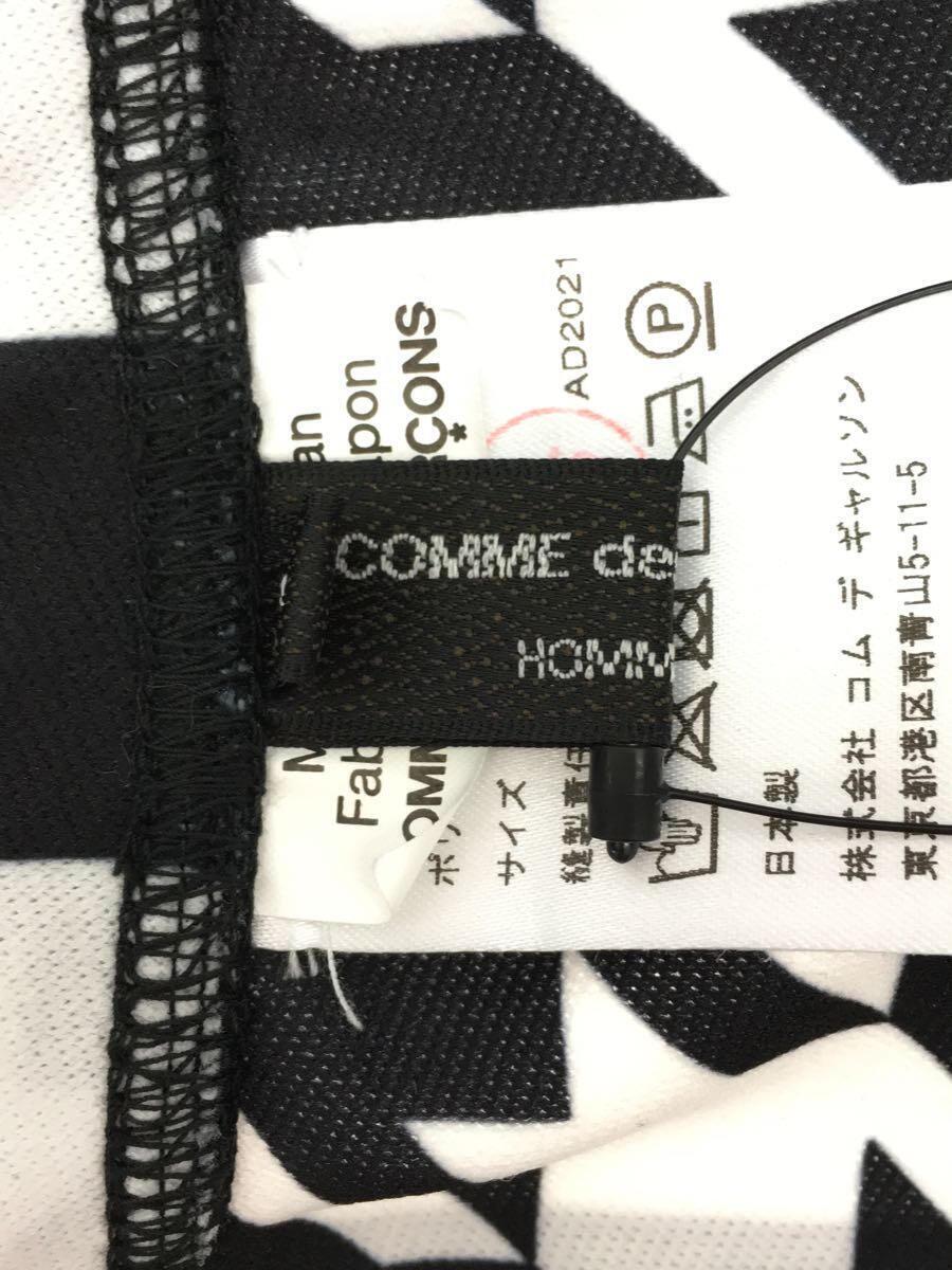 COMME des GARCONS HOMME PLUS◆サルエルレギンスパンツ/ボトム/S/ポリエステル/WHT/ストライプ/PH-T022//_画像4