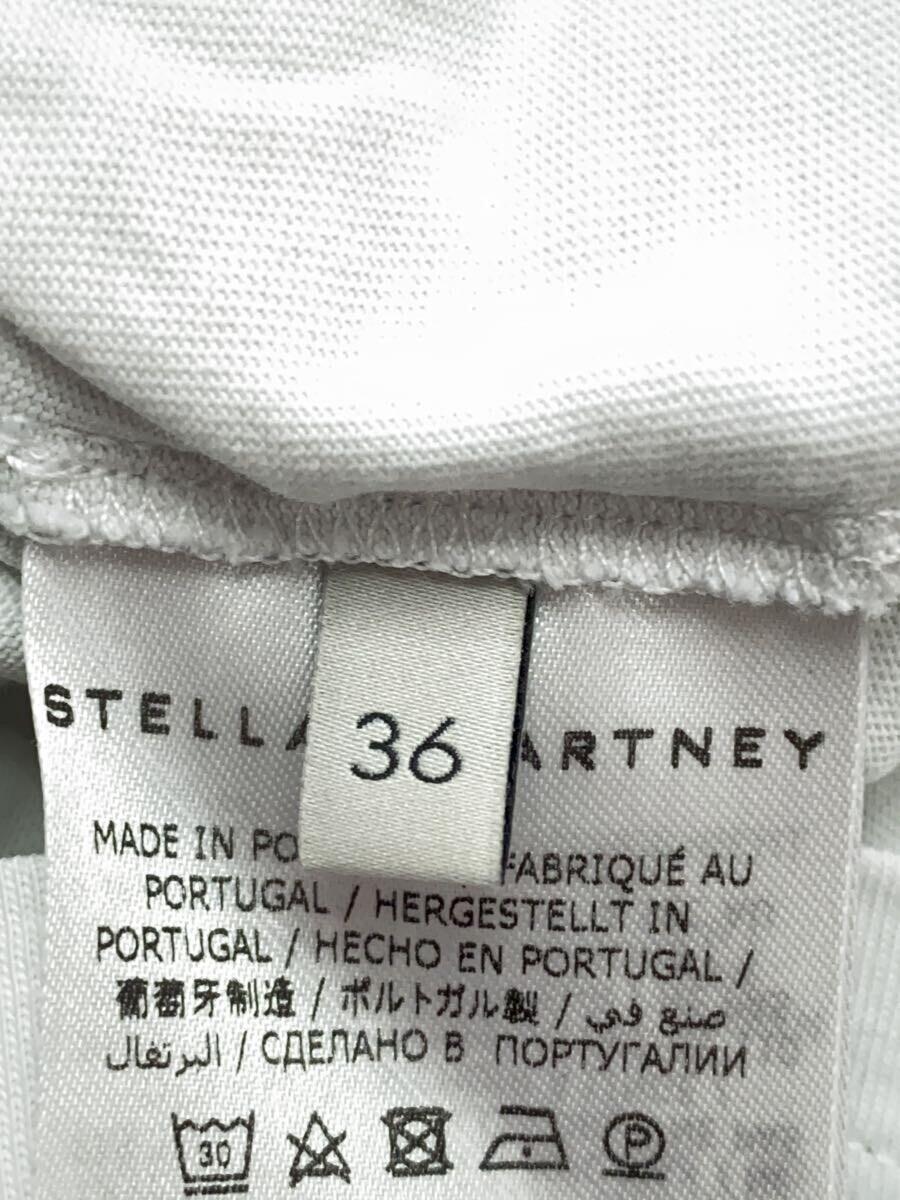 STELLAMcCARTNEY◆Tシャツ/36/コットン/ホワイト/無地_画像4