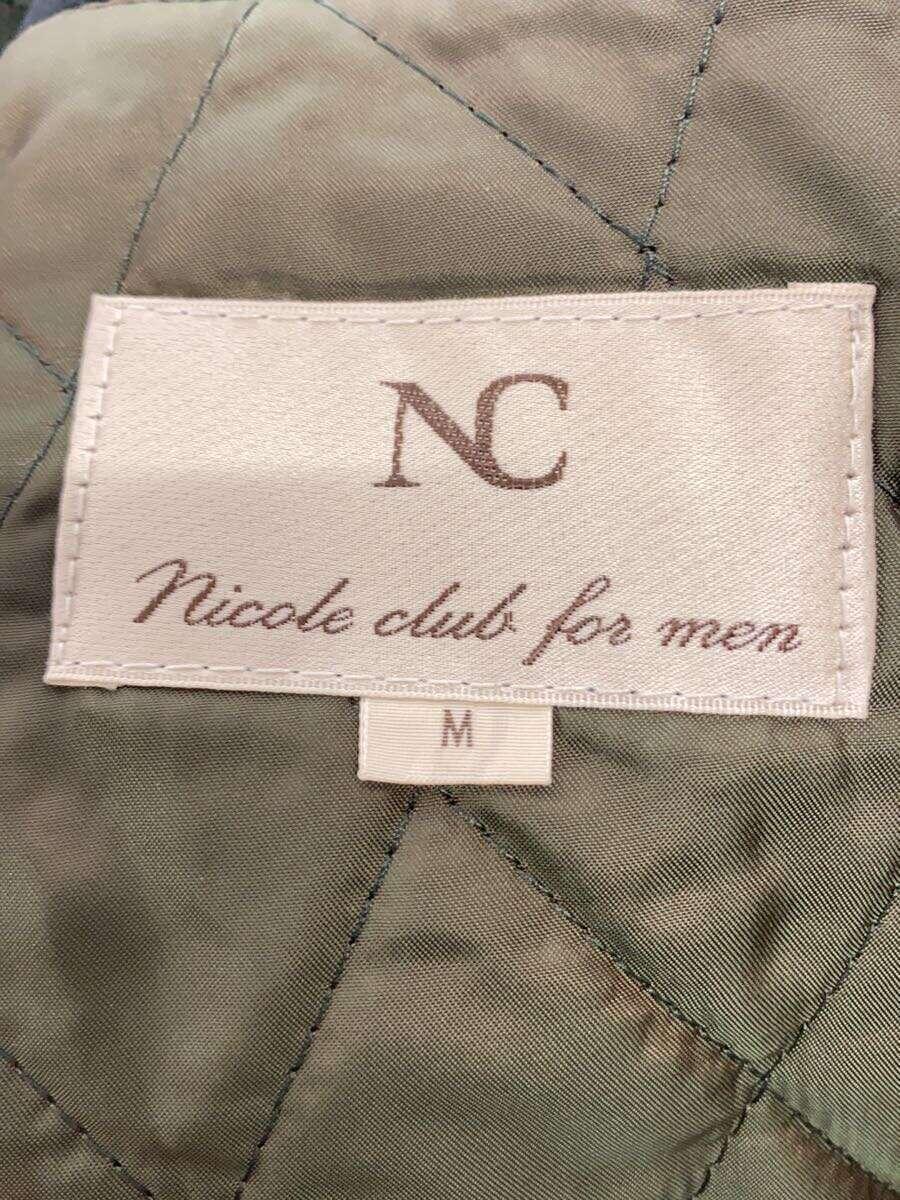 NICOLE CLUB FOR MEN◆コート/L/牛革/BLK_画像3