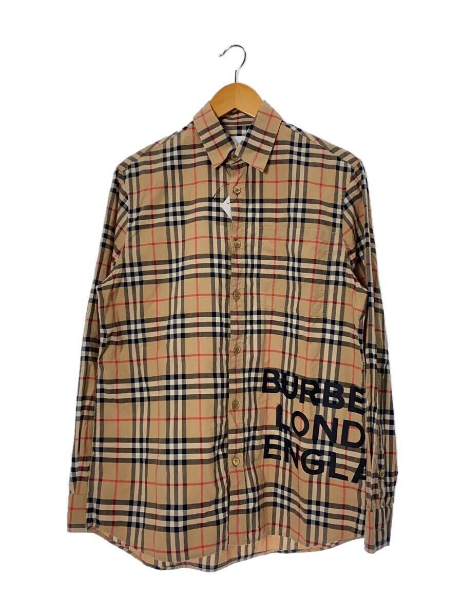 BURBERRY◆LOGO PRINT CHECK SHIRT/by Riccardo Tisci/XS/8017567_画像1