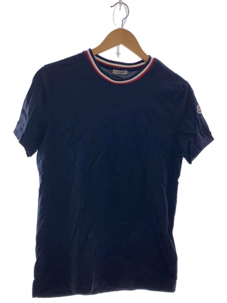 MONCLER◆Tシャツ/S/コットン/NVY/E20918028300 8390Y_画像1