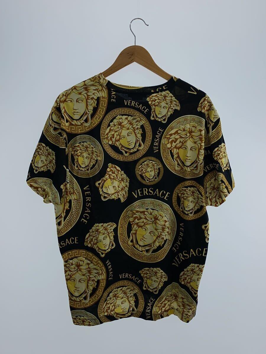 VERSACE◆ヴェルサーチェ/Tシャツ/XL/コットン/ブラック/A76113 1F00641/ヴェルサーチェ//_画像2