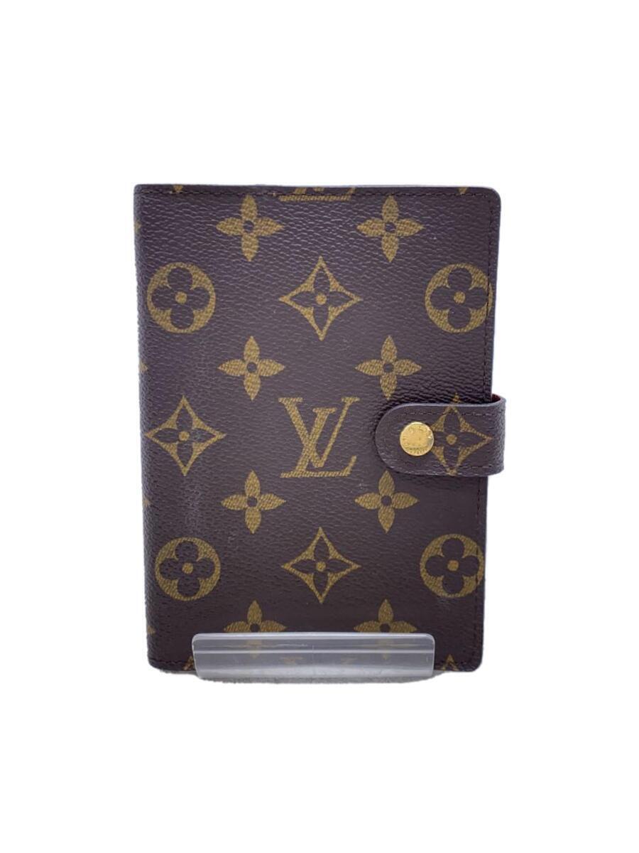 LOUIS VUITTON◆アジェンダPM_モノグラム_BRW/レザー/ブラウン/レディース/ルイヴィトン//_画像1