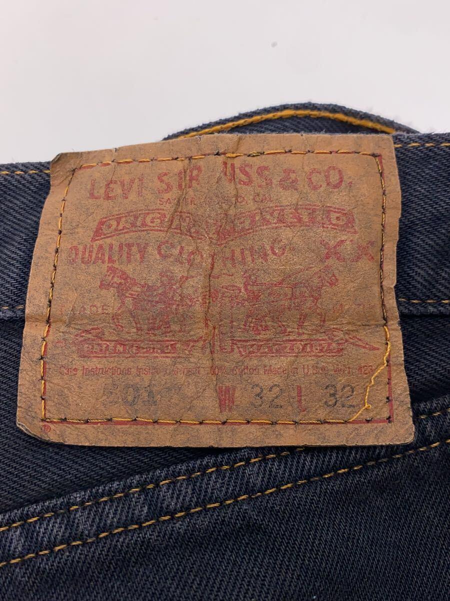 Levi’s◆ボトム/32/コットン/NVY/無地/USA/後染め_画像4