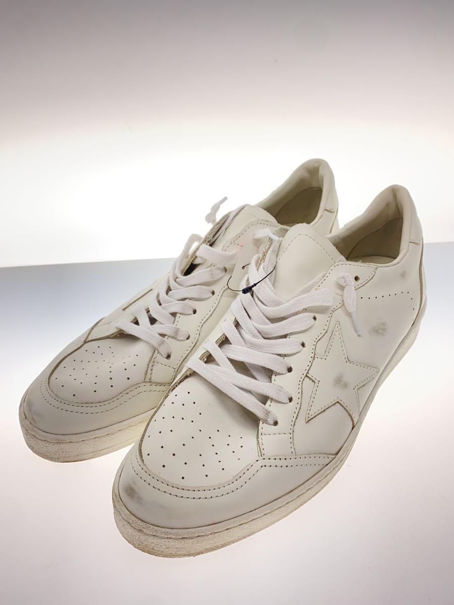 GOLDEN GOOSE◆BALL STAR/ローカットスニーカー/43/ホワイト/レザー//_画像2